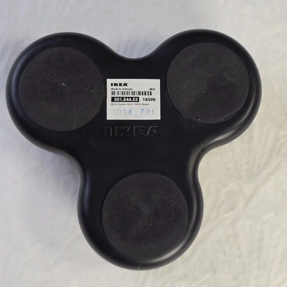 IKEA STRÄNGNÄS 3-Tealight Holder Black Modern Minimalist Chris‎ Martin